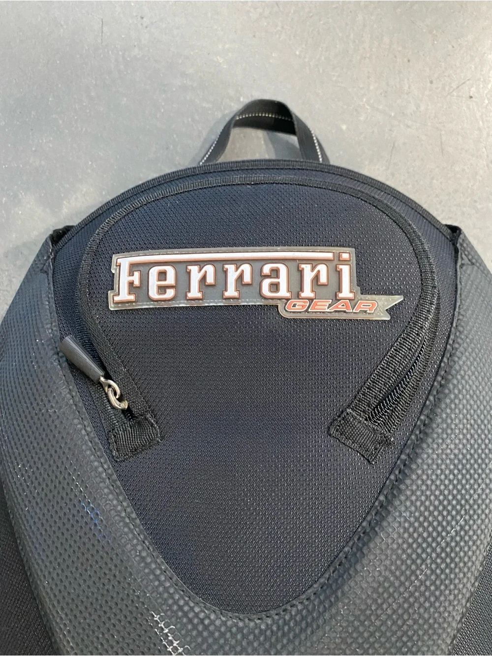 Vintage Original Motorcycle Ferrari Gear Hardshell 18”x12” (Ago 026)